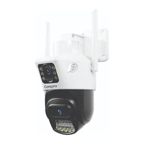 Coreprix 4MP 4G pan-tilt dual lens camera, model CPG 4M PTSL-DL