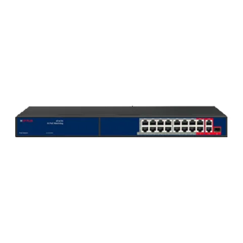 CP Plus 16-port PoE switch with 60 W ports, model CP-ANW-HP16G2F1-N30
