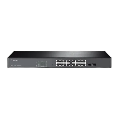 Coreprix 16-port gigabit PoE switch, model CPNG-5716