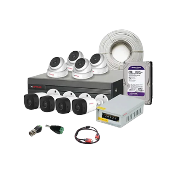 Surveillance NVR recorder, Western Digital Purple hard drive and PoE infrastructure