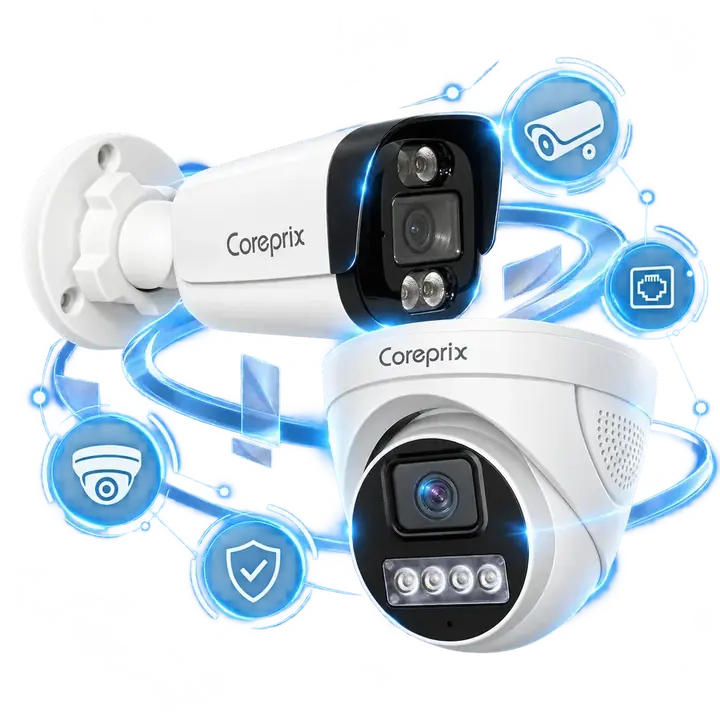 Network bullet and dome cameras