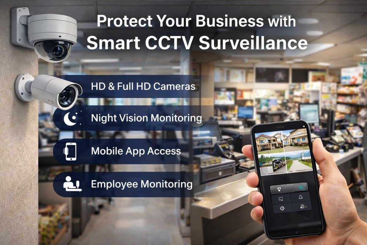 Protect Your business with Smart CCTV Surveillance Protect Your business with Smart CCTV Surveillance