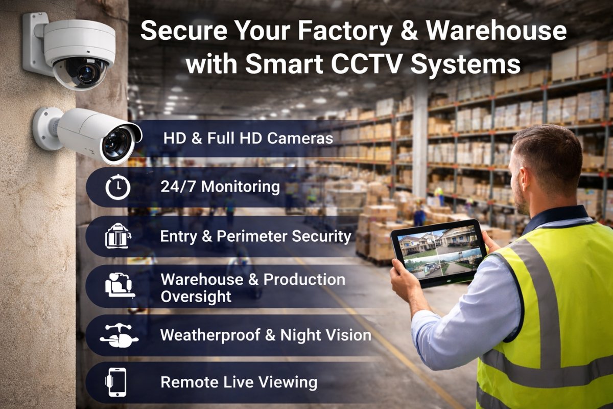 Smart CCTV for factory security